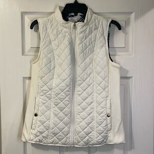 Kim Rogers White Vest, size small